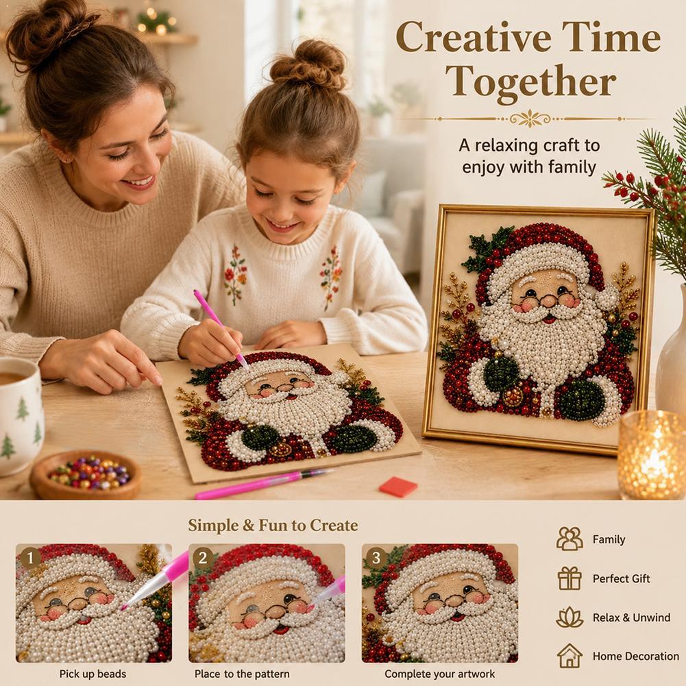 Art Craft For Kids - Kit de broderie de perles DIY