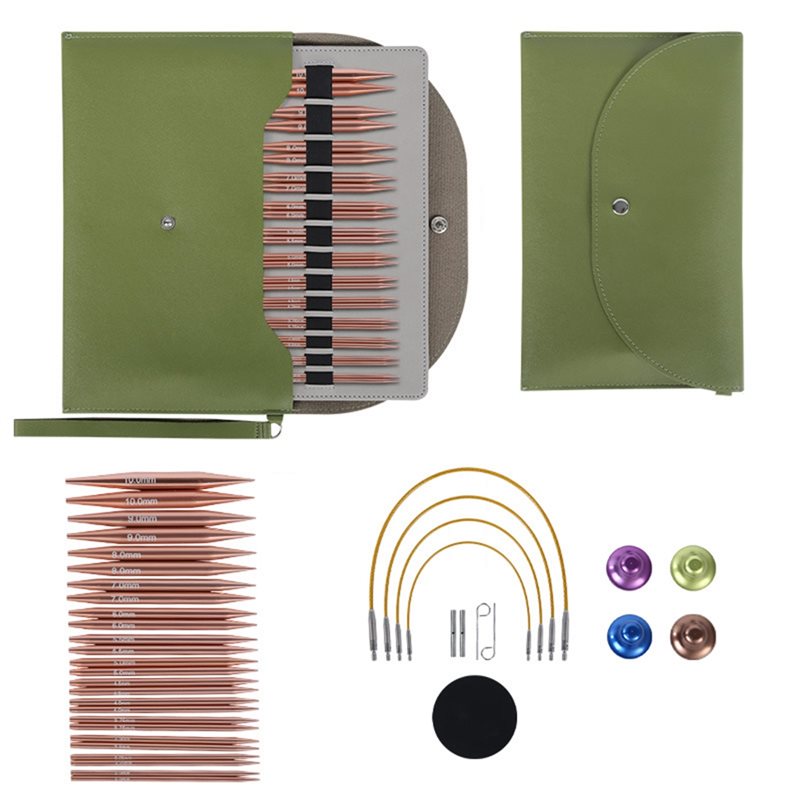 Knitting Needle Circular - A64Z Idéal pour les voyages, ensemble