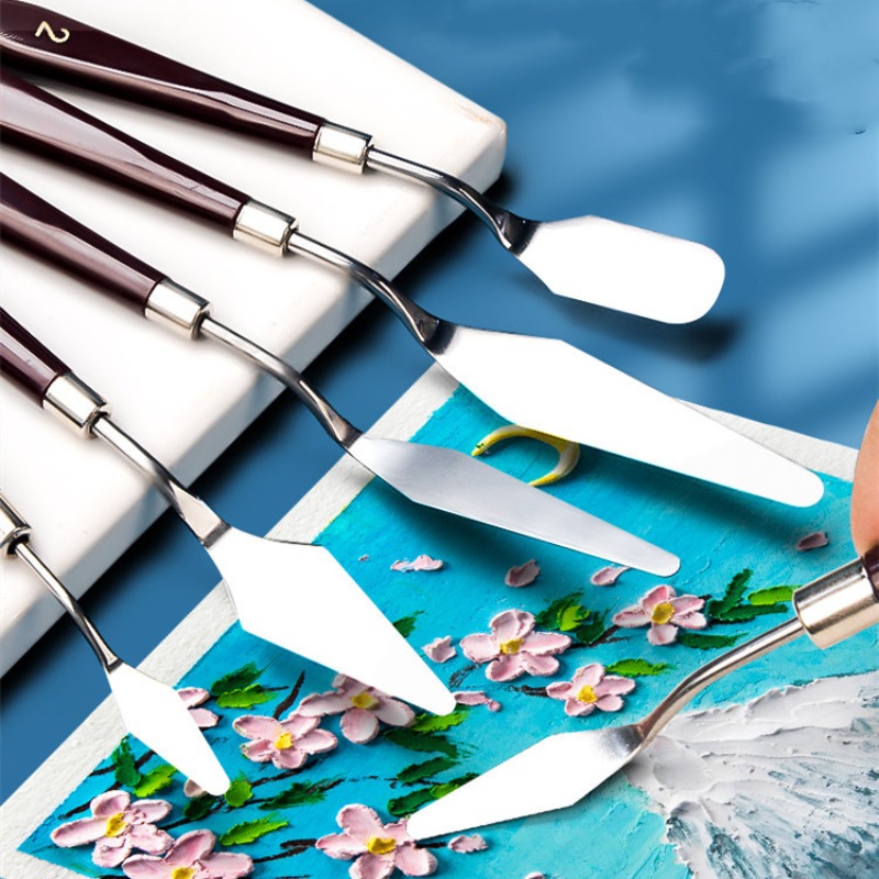 Painting Knife Palette - Ensemble complet de grattoir de peinture