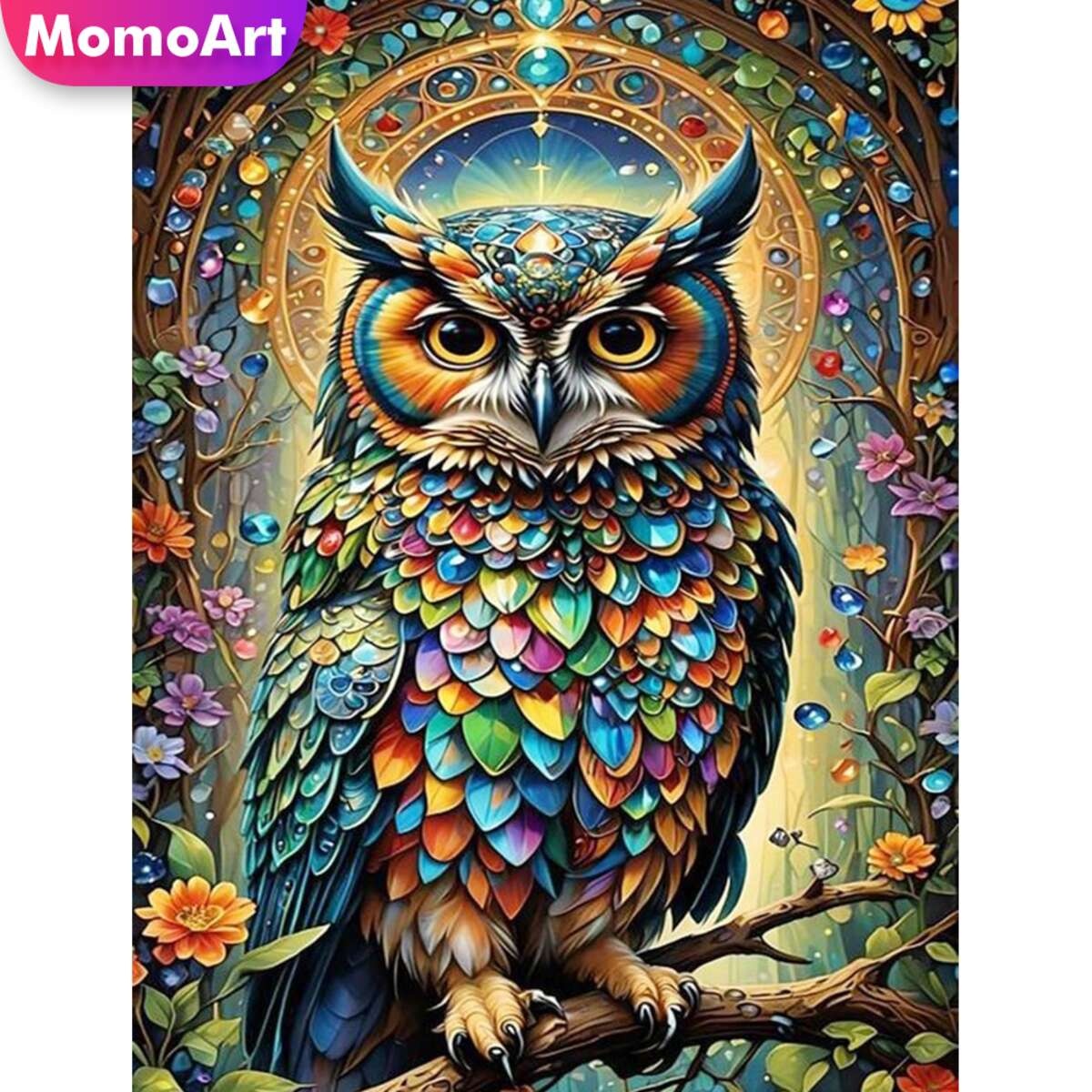 Art Craft For Adults - Momoart nouveauté diamant mosaïque hibou peinture