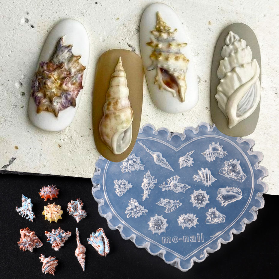 Art Craft Jellyfish - Moule de sculpture d'ongles 3D en