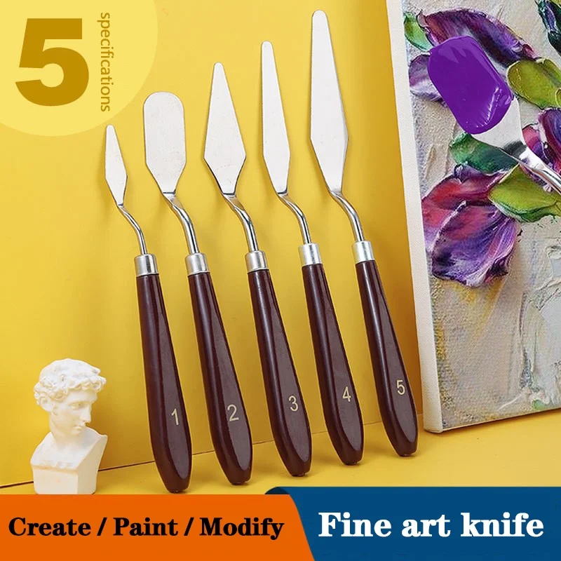 Painting Knife Palette - Ensemble de 5/7 pièces de grattoir