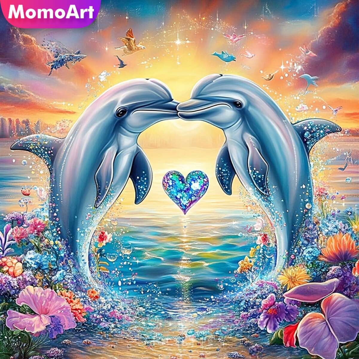 Art Craft For Adults - Momoart nouveauté diamant peinture dauphin Animal