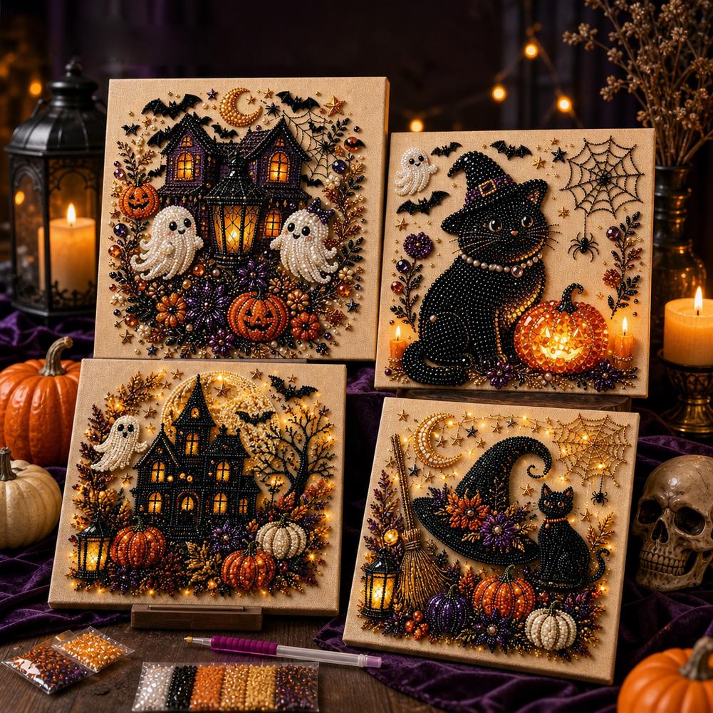 Art Craft Halloween - Kit DIY d'art 3D en perles