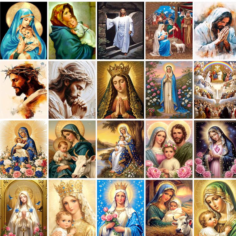 Art Craft Ideas For Adults - GATYZTORY Peinture par numéros de Jésus