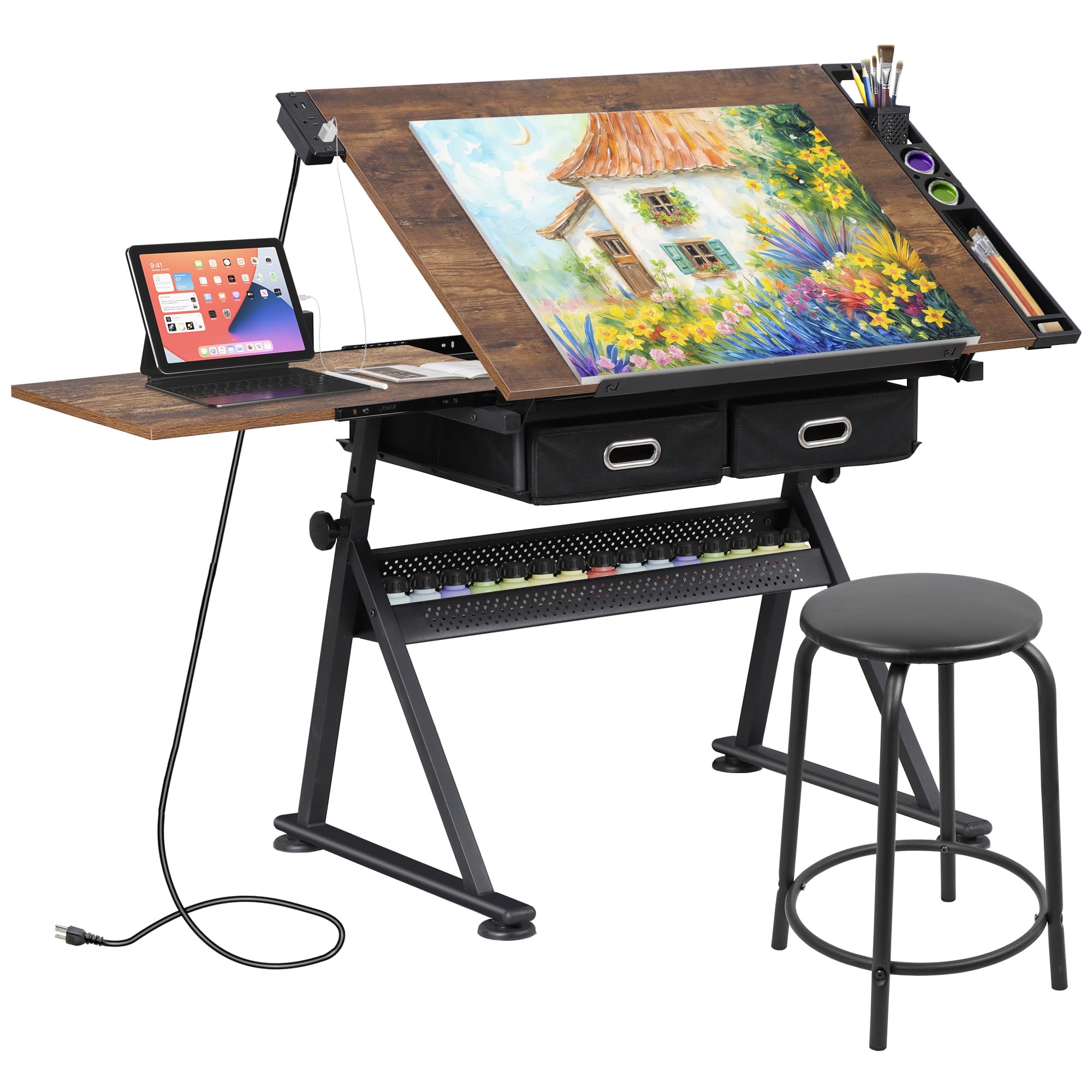 Art Craft Us - Table à dessin inclinable réglable avec