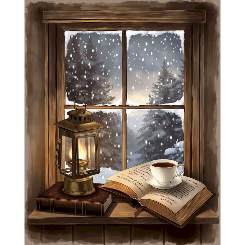 Art Craft Ideas For Adults - GATYZTORY Peinture d'hiver par numéros pour
