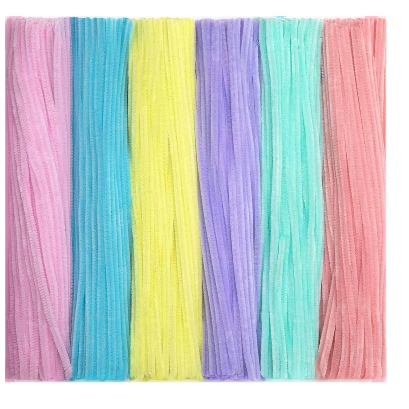 Art Craft For Kids - Bâtonnets de chenille colorés, nettoyeurs de