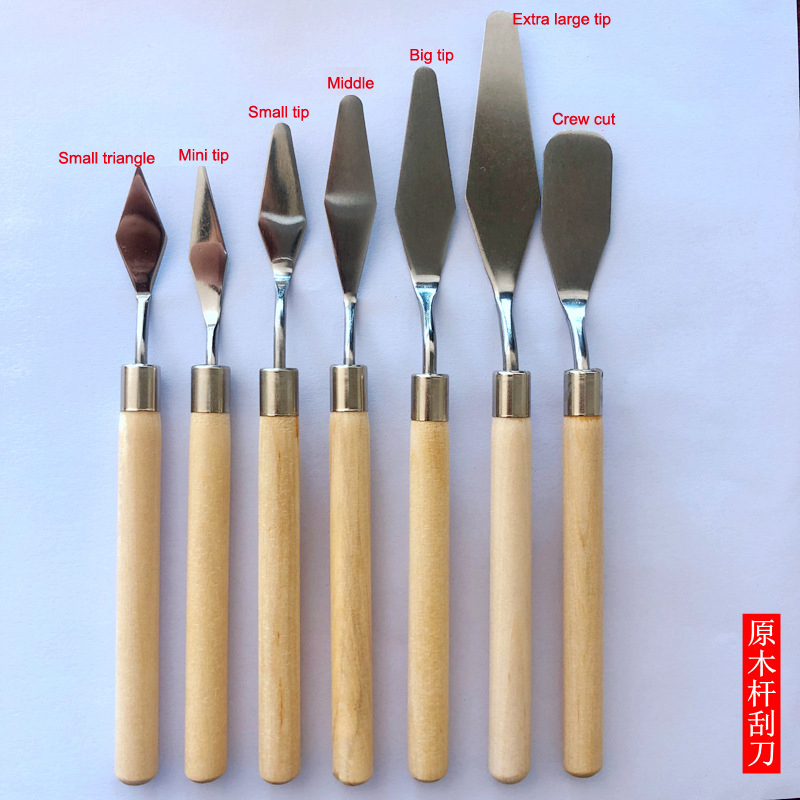 Painting Knife Palette - ★ ▲ Lot de 7 couteaux