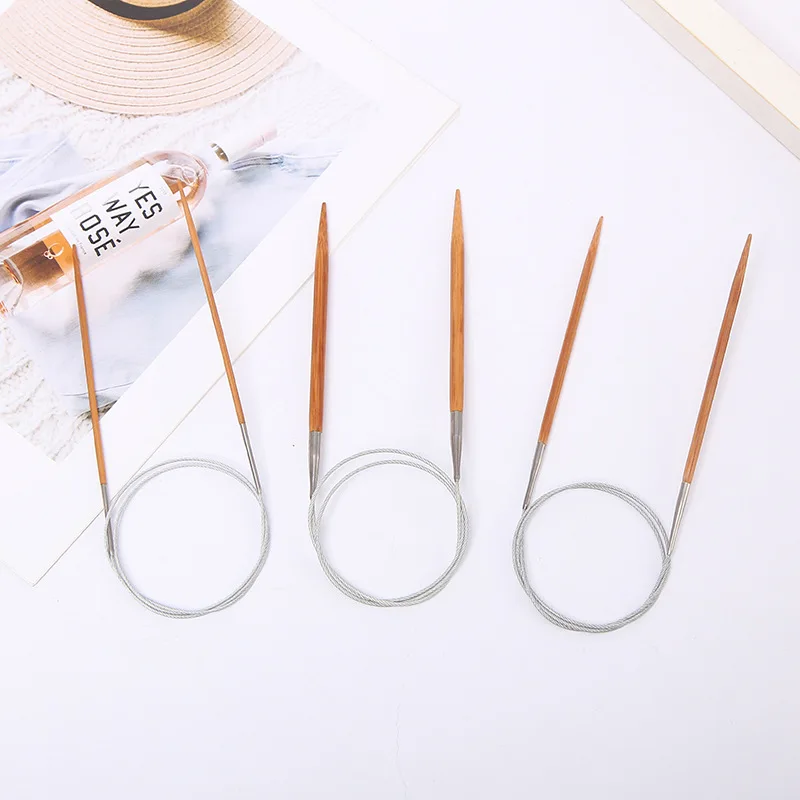 Knitting Needle Circular - Aiguilles à tricoter circulaires en bambou