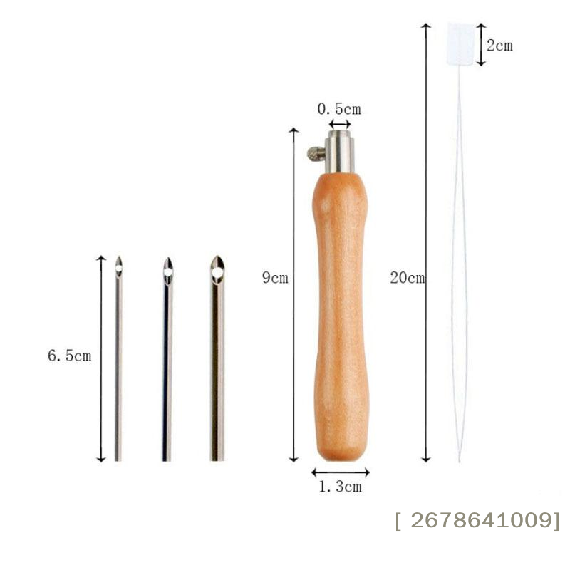 Punch Needle Kit - ⚑ Kit de 5 aiguilles à