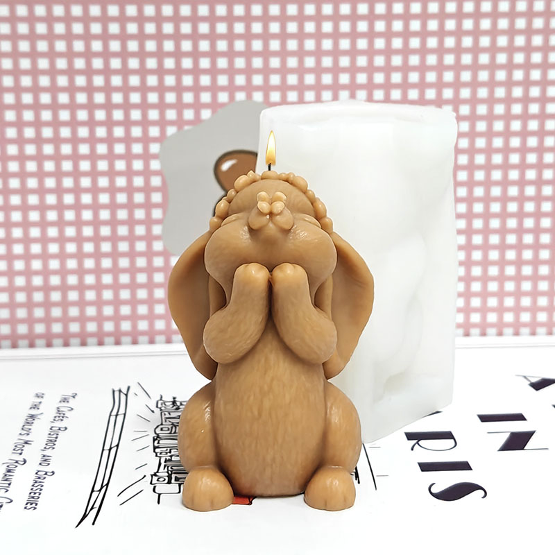 Art Craft Rabbit - Moule en silicone pour bougie Lapin