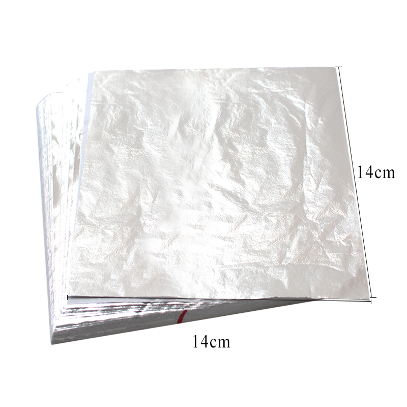 Art Craft Leaves - Feuille d'aluminium Imitation feuille d'argent, pour
