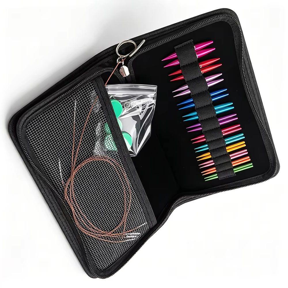 Knitting Needle Circular - Lot de 12 paires d'aiguilles circulaires