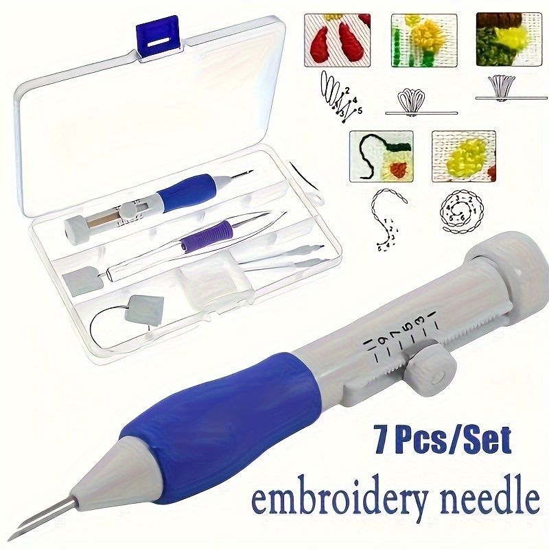 Punch Needle Kit - Ensemble d'outils de couture d'aiguilles de