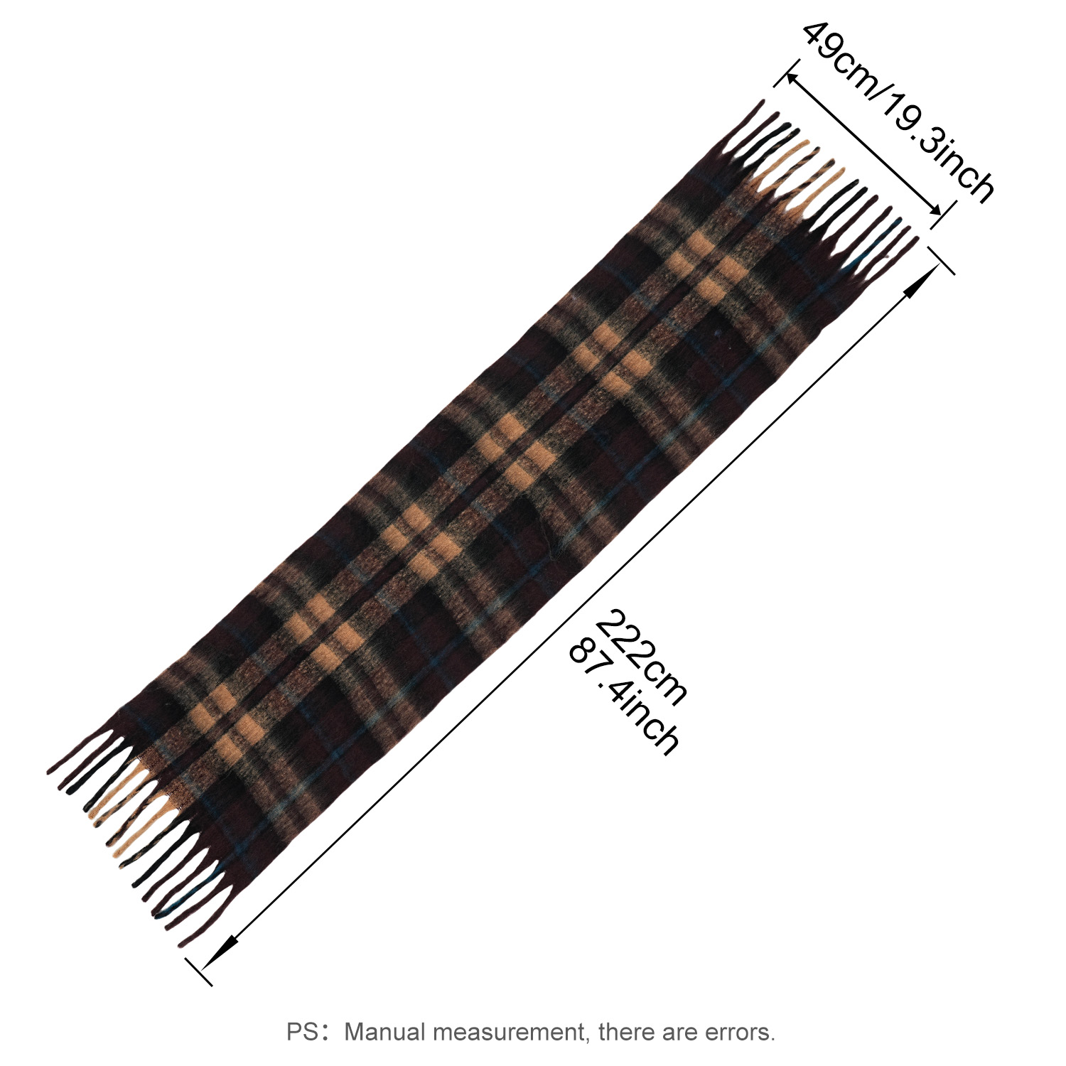 Écharpe à carreaux épaisse et  - Knitting Needle Circular avis et prix
