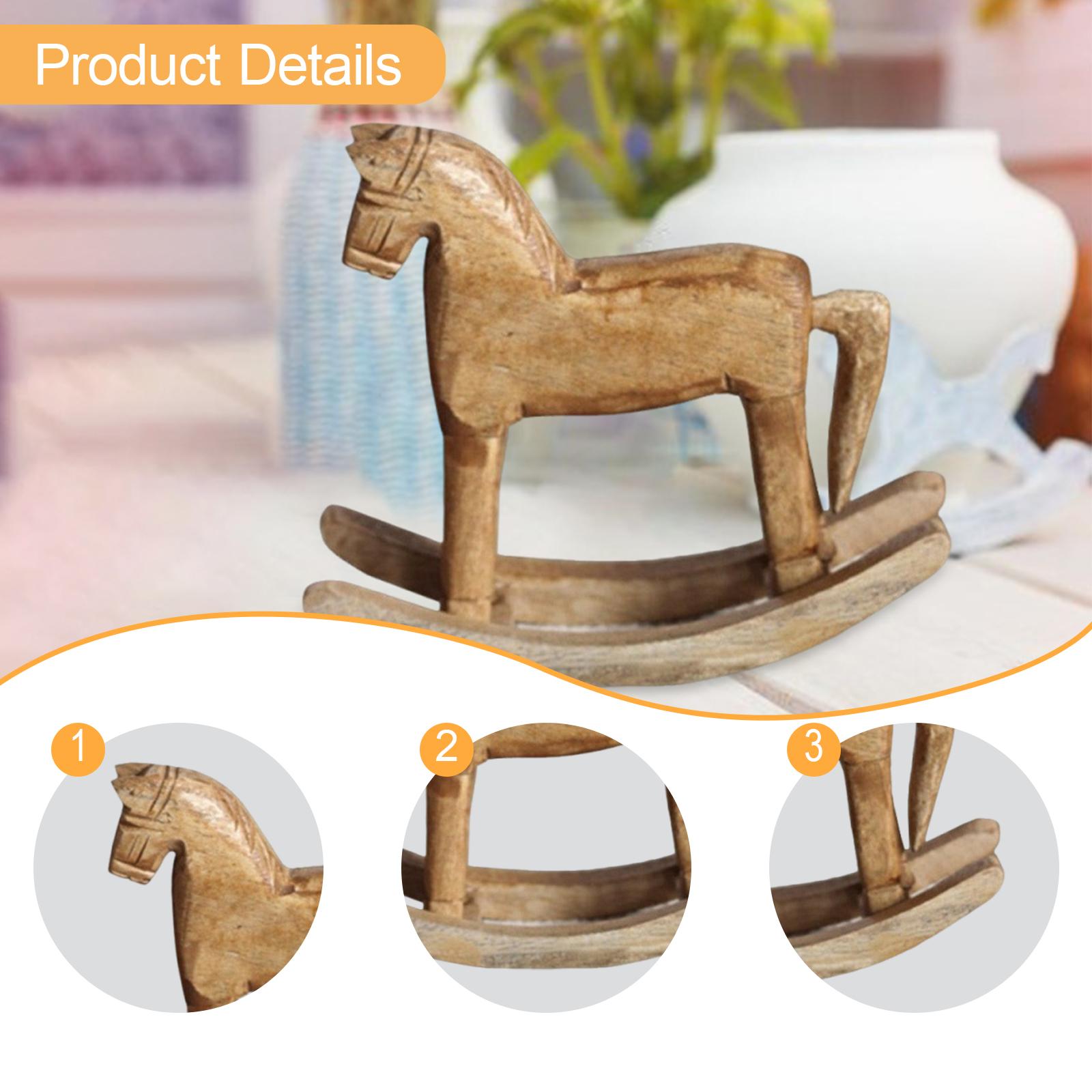 Statue de cheval en bois décor - Art Craft Horse avis et prix