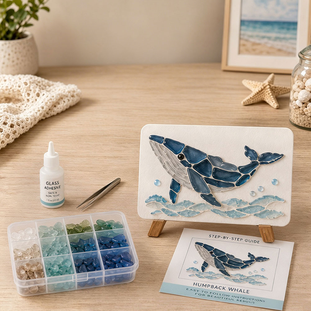 Kit d'art en verre de mer à fa - Art And Craft Nature avis et prix