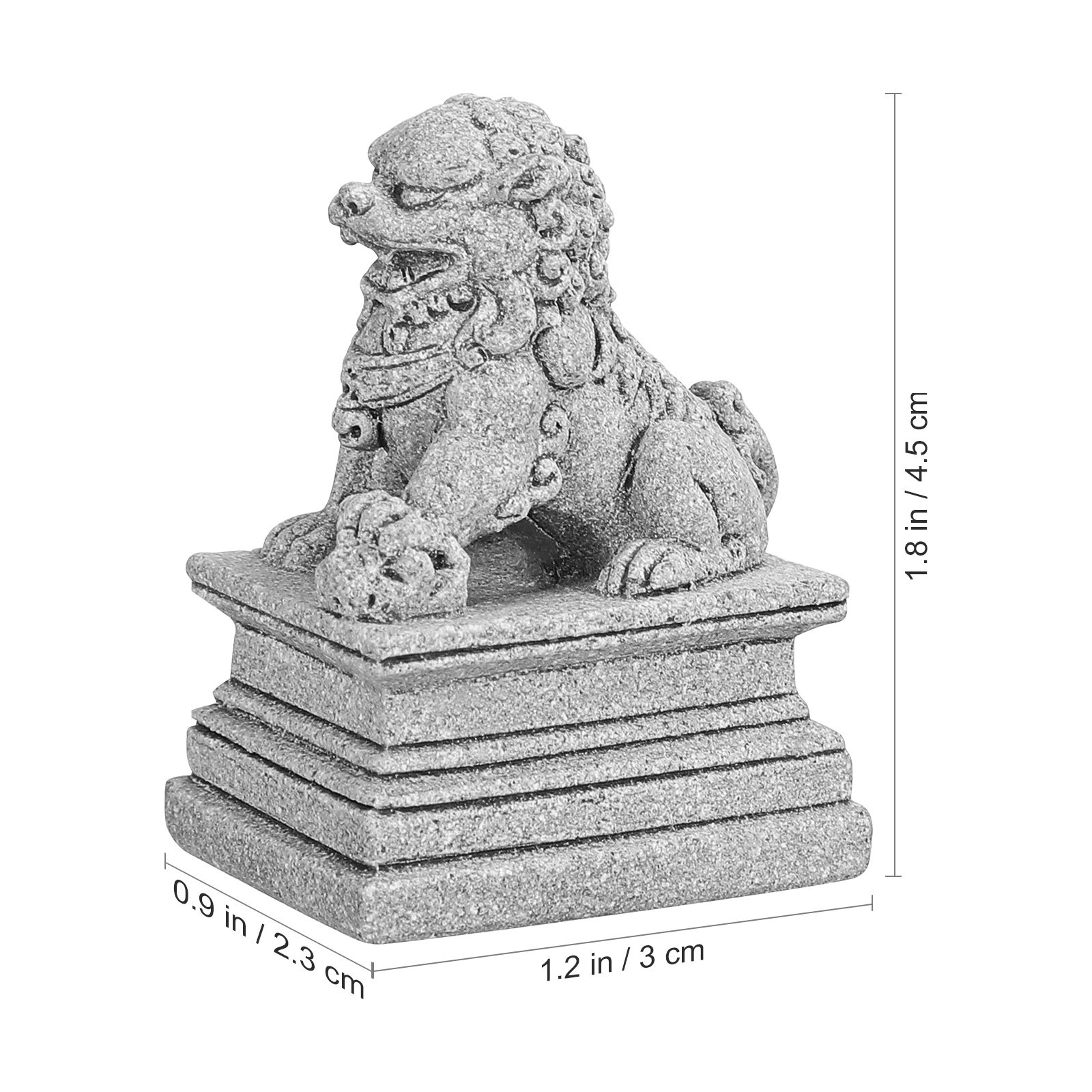 Lot de 2 mini-lions en pierre, - Art Craft Lion avis et prix