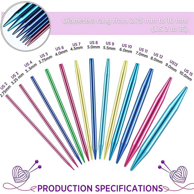 Ensemble d'aiguilles à tricote - Knitting Needle Circular avis et prix