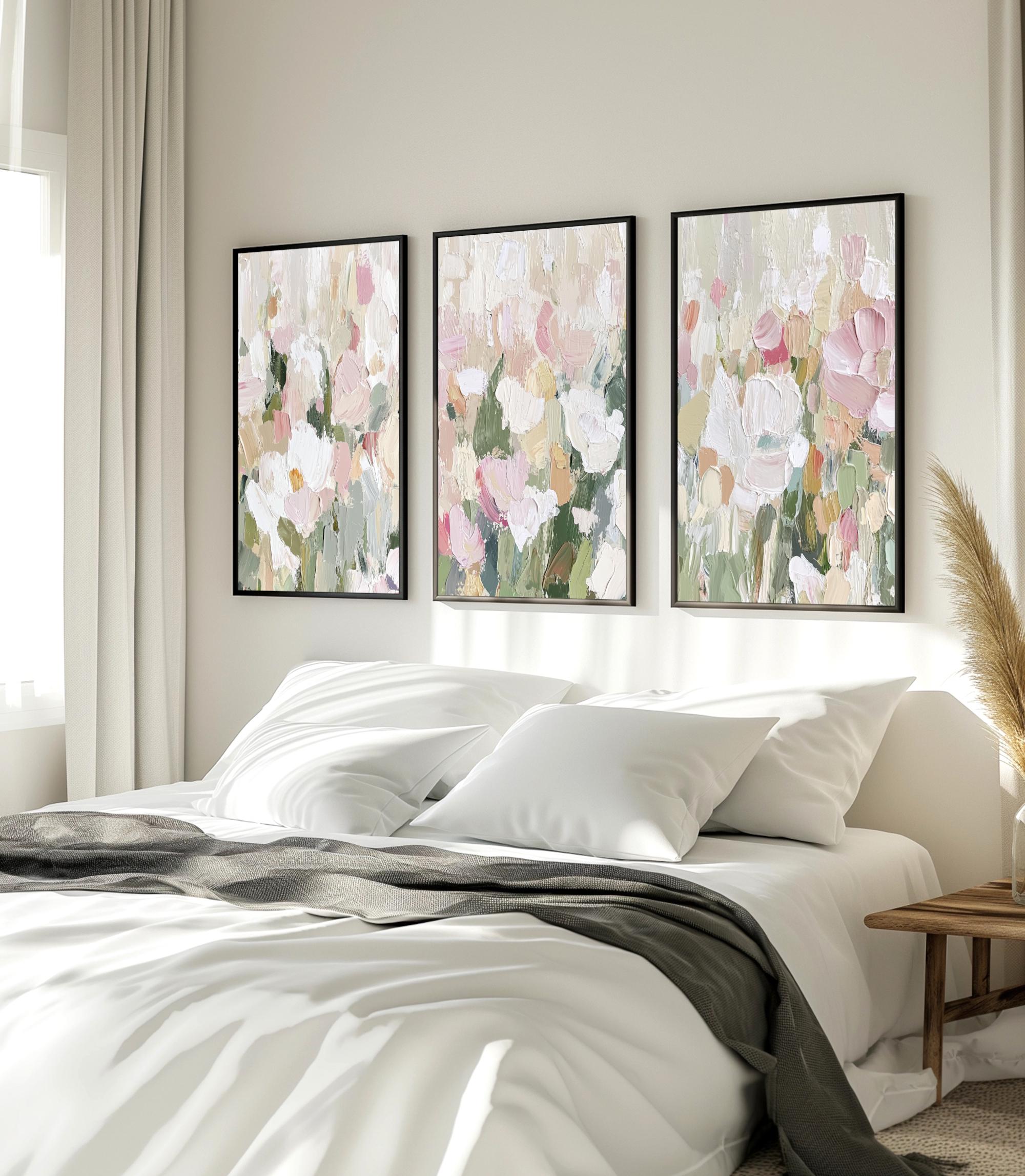 Ensemble de 3 tableaux muraux  - Painting Knife Palette avis et prix