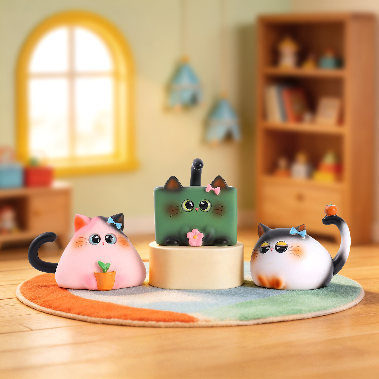 Figurine de chat en résine pou - Art Craft Website avis et prix
