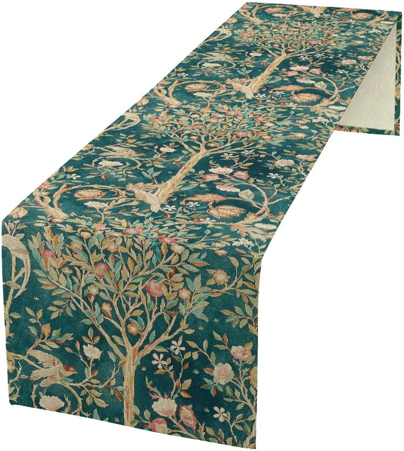 Chemin de table botanique vert - Art Craft William Morris avis et prix
