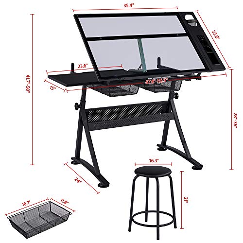 Table à dessin, bureau d'artis - Art Craft Us avis et prix