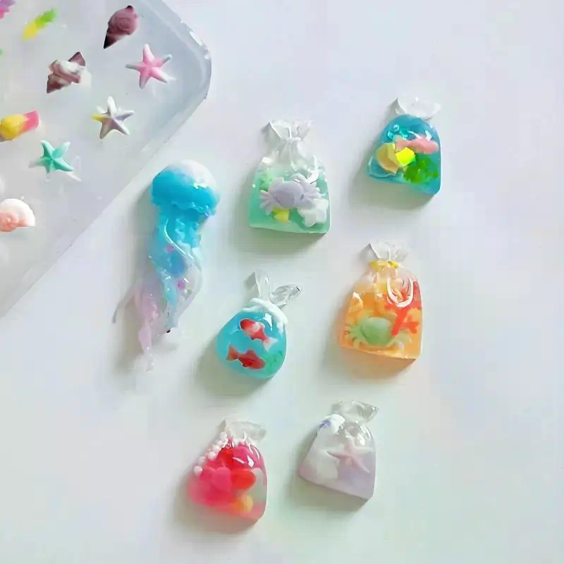 Moule à ongles en silicone 3D  - Art Craft Jellyfish avis et prix