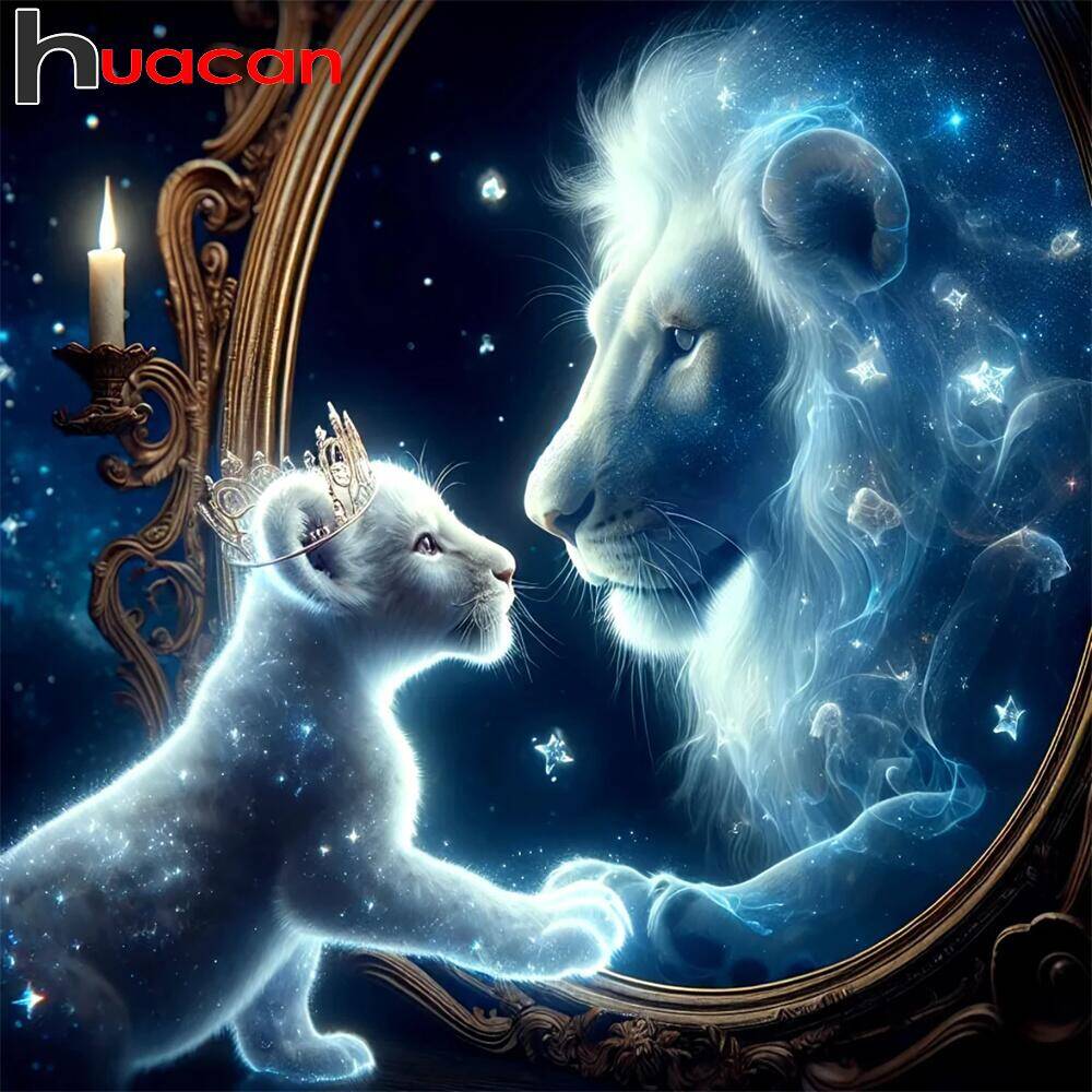 Huacan-Diamond Painting, Anima - Art Craft Lion avis et prix