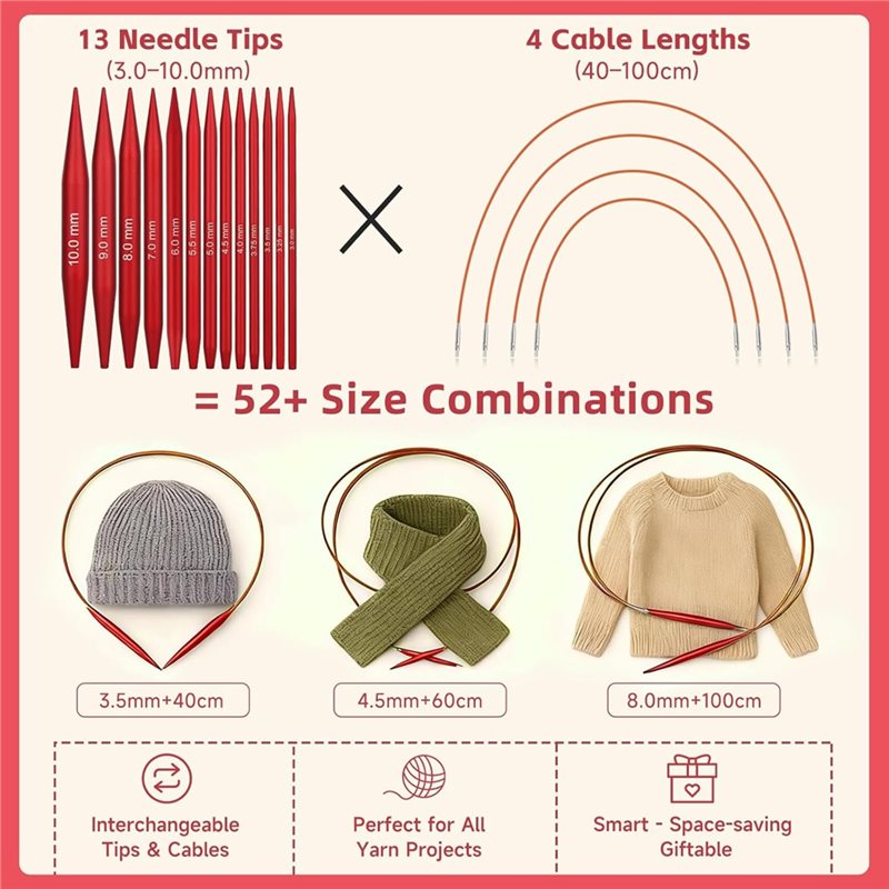A25F-Circular pour ensemble d' - Knitting Needle Circular avis et prix