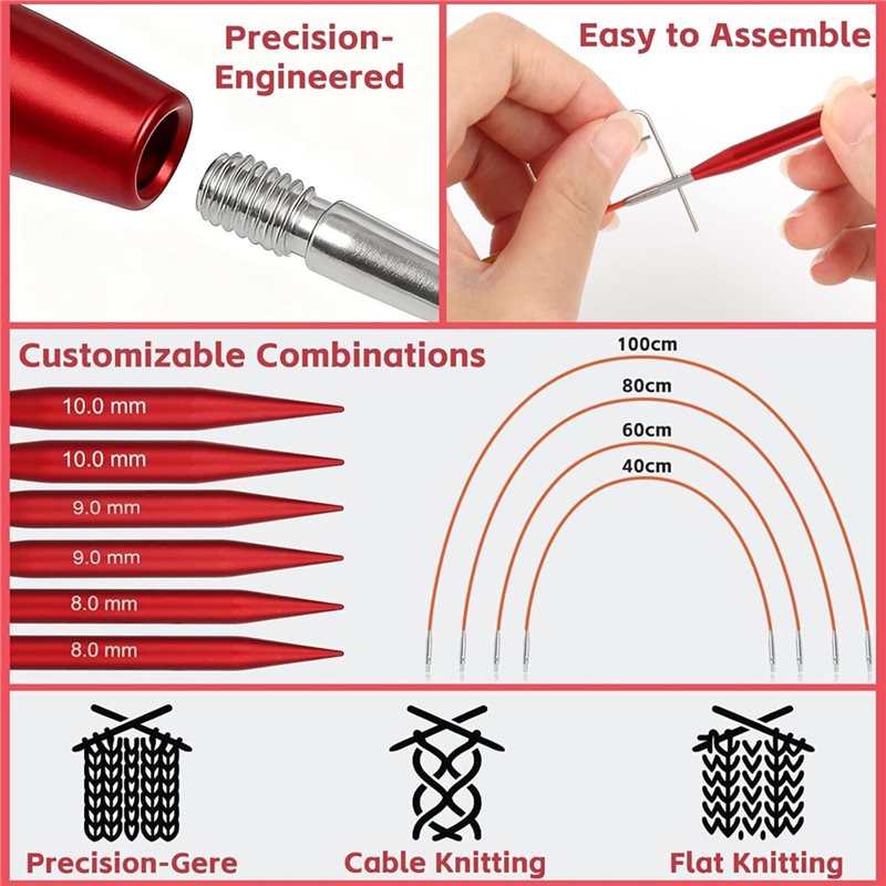 A25F-Circular pour ensemble d' - Knitting Needle Circular avis et prix