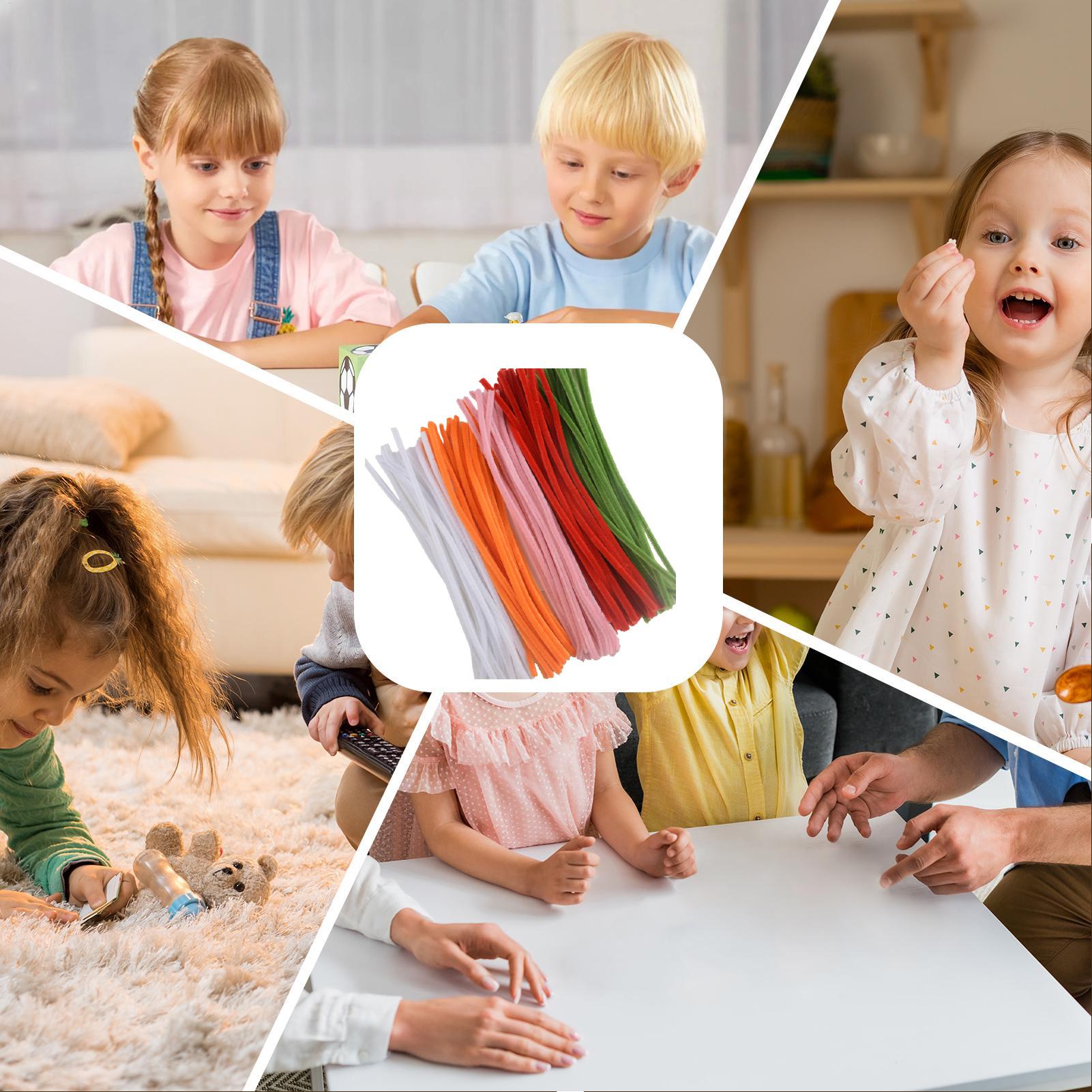 Bâtonnets de chenille colorés, - Art Craft For Kids avis et prix