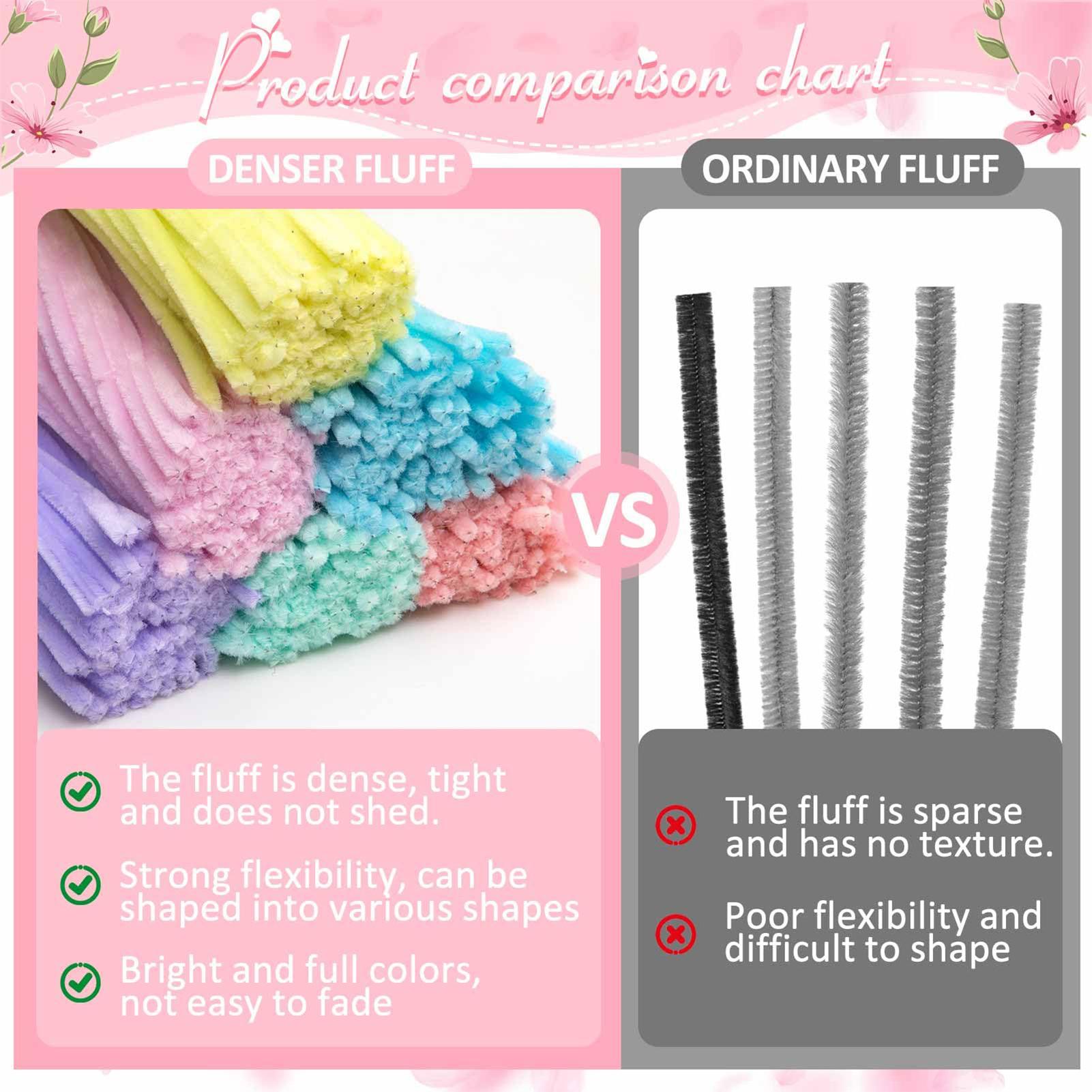 Bâtonnets de chenille colorés, - Art Craft For Kids avis et prix
