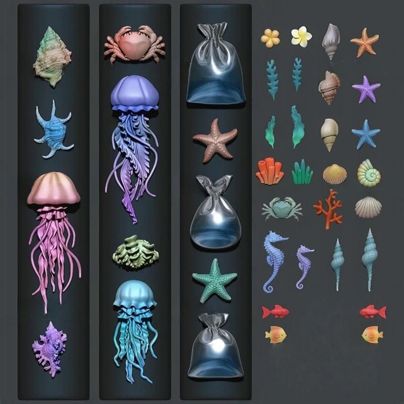Moule à ongles en silicone sér - Art Craft Jellyfish avis et prix