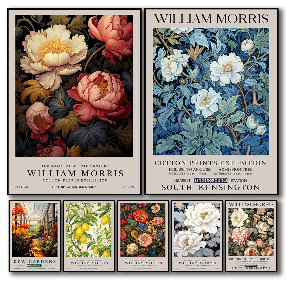 Affiche d'art Vintage William  - Art Craft William Morris avis et prix