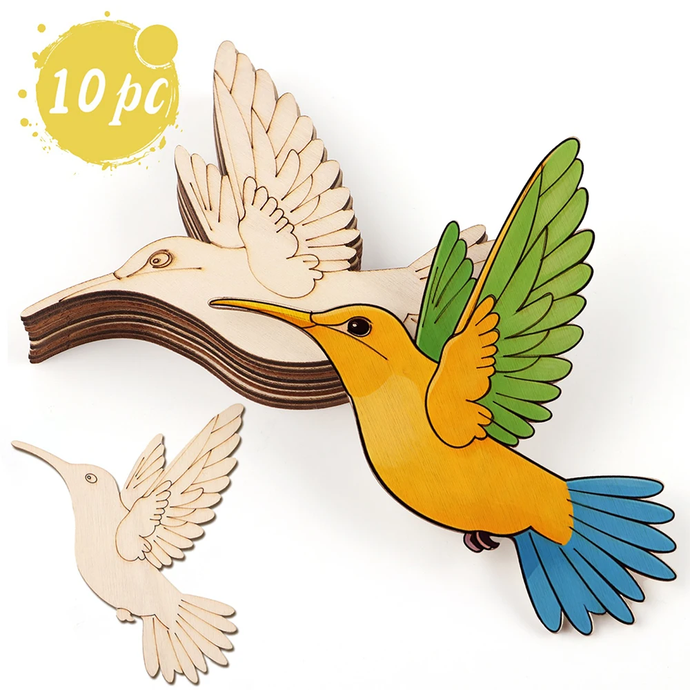 10 pièces de découpes en bois  - Art Craft Us avis et prix