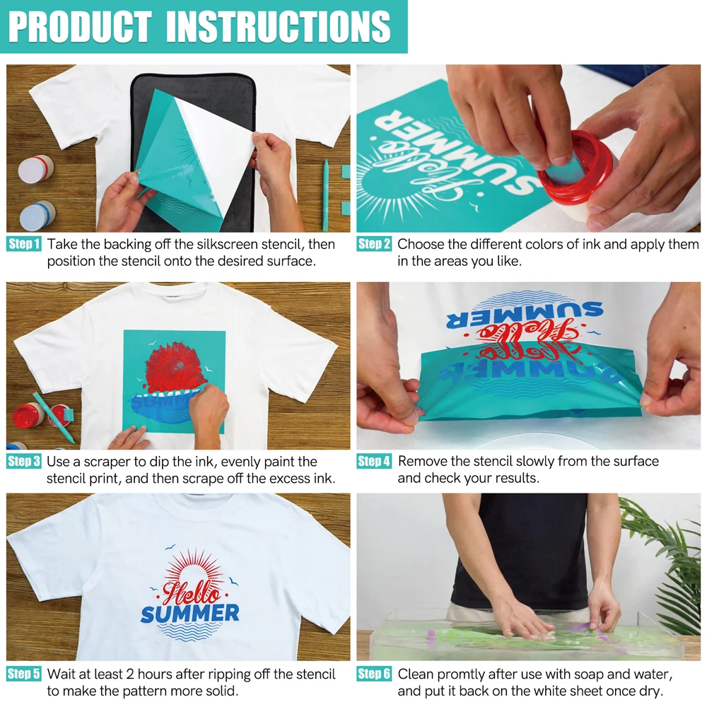 Pochoirs de sérigraphie réutil - Silk Screen Printing avis et prix