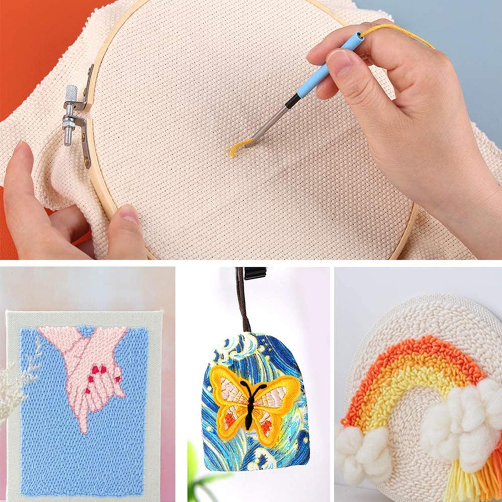 Kit de broderie au poinçon ave - Punch Needle Kit avis et prix