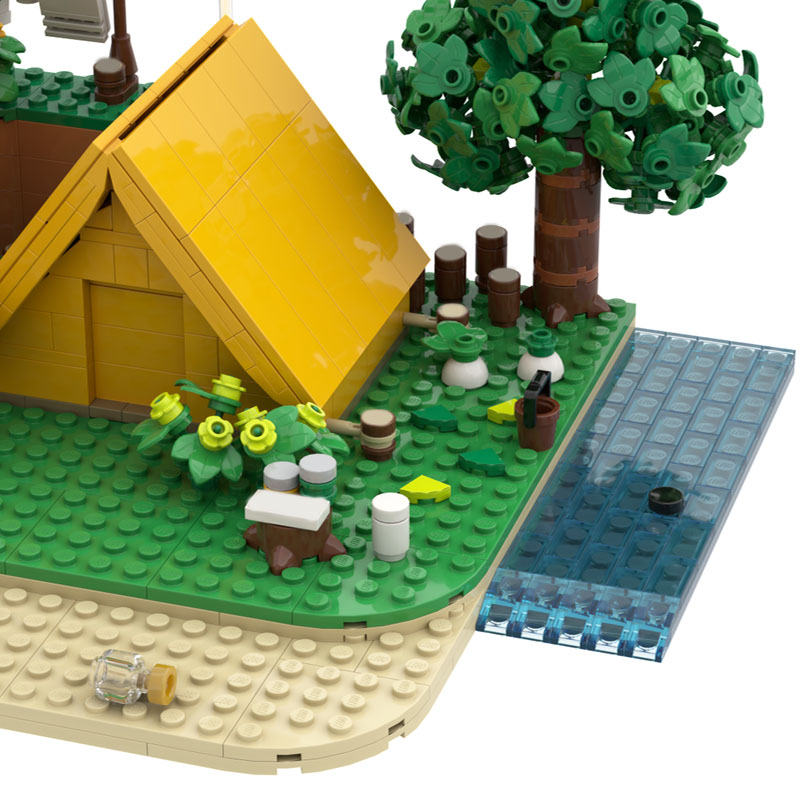 909 pièces MOC Animal Crossing - Art Craft Village avis et prix