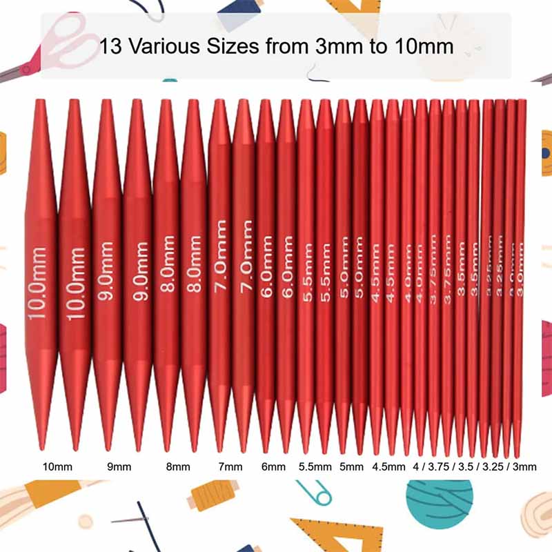 Ensemble de 25 aiguilles à tri - Knitting Needle Circular avis et prix