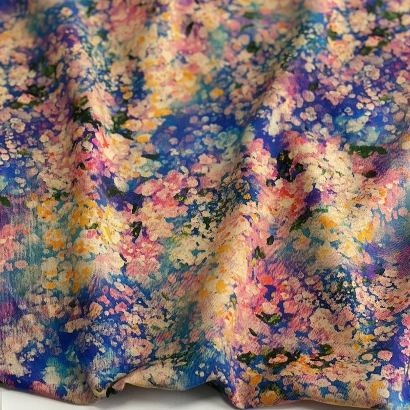 Tissu en coton et soie imprimé - Silk Screen Printing avis et prix