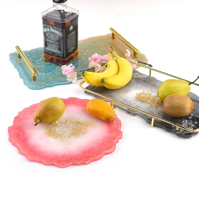 Plateau en résine époxy, moule - Art Craft Website avis et prix