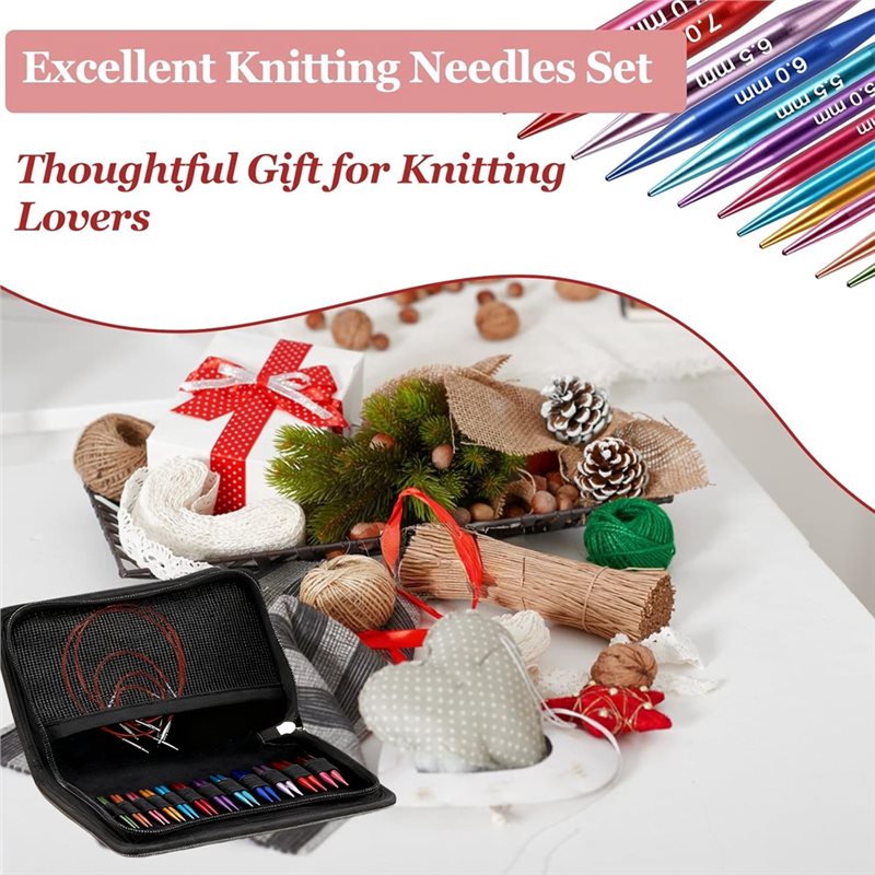 Ensemble d'aiguilles à tricote - Knitting Needle Circular avis et prix
